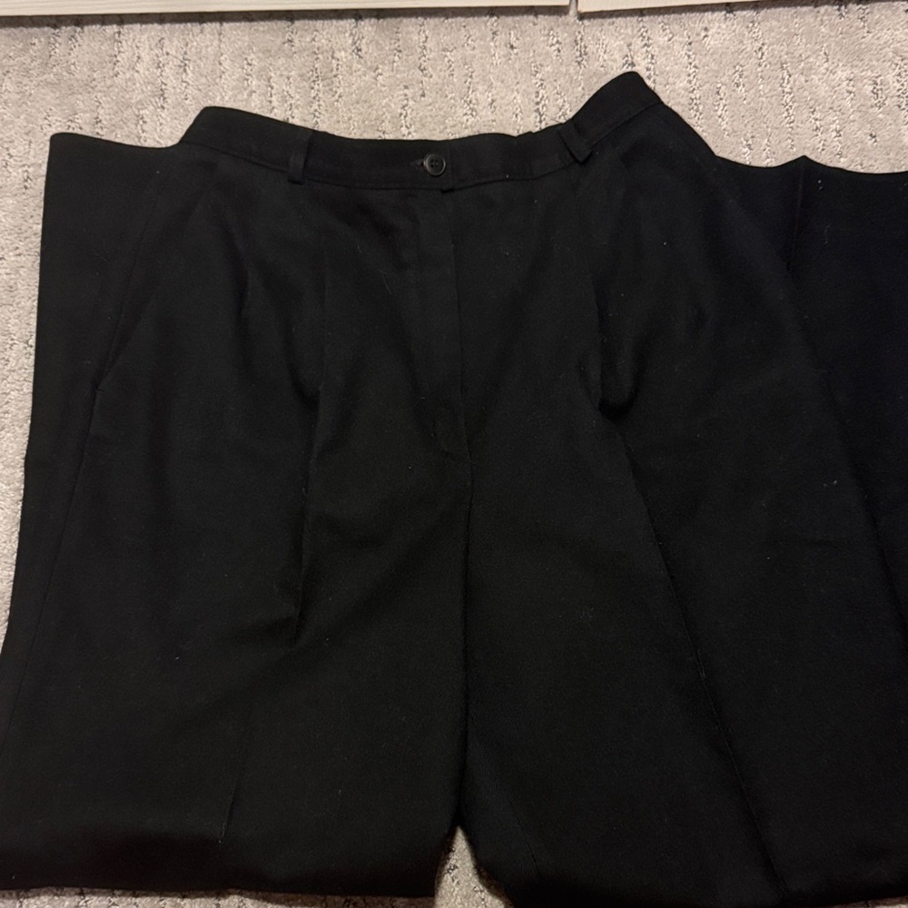 Classic Black Trousers Pendleton Size 10 - Picture 3 of 6